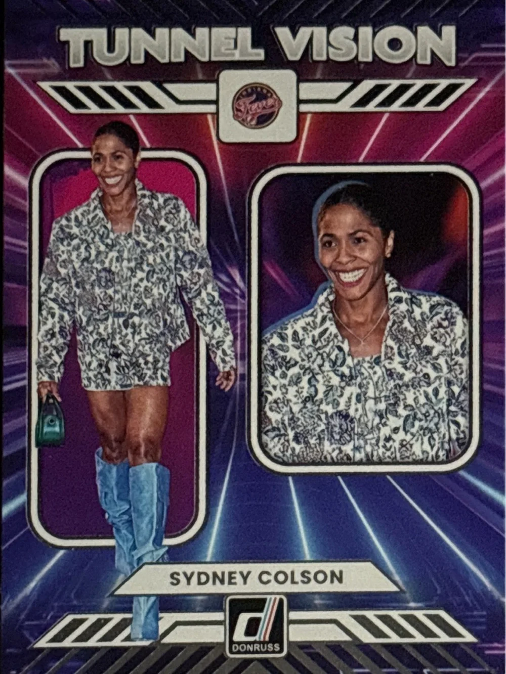 Panini Donruss Tunnel Vision Sydney Colson Basketball Trading Card
